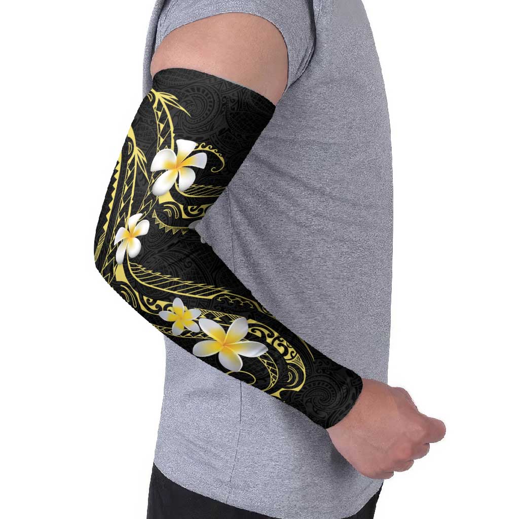 Polynesia Tattoo With Plumeria Arm Sleeves Elegant Vibes LT14 - Polynesian Pride