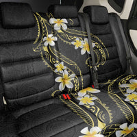 Polynesia Tattoo With Plumeria Back Car Seat Cover Elegant Vibes LT14 - Polynesian Pride