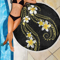 Polynesia Tattoo With Plumeria Beach Blanket Elegant Vibes LT14 - Polynesian Pride