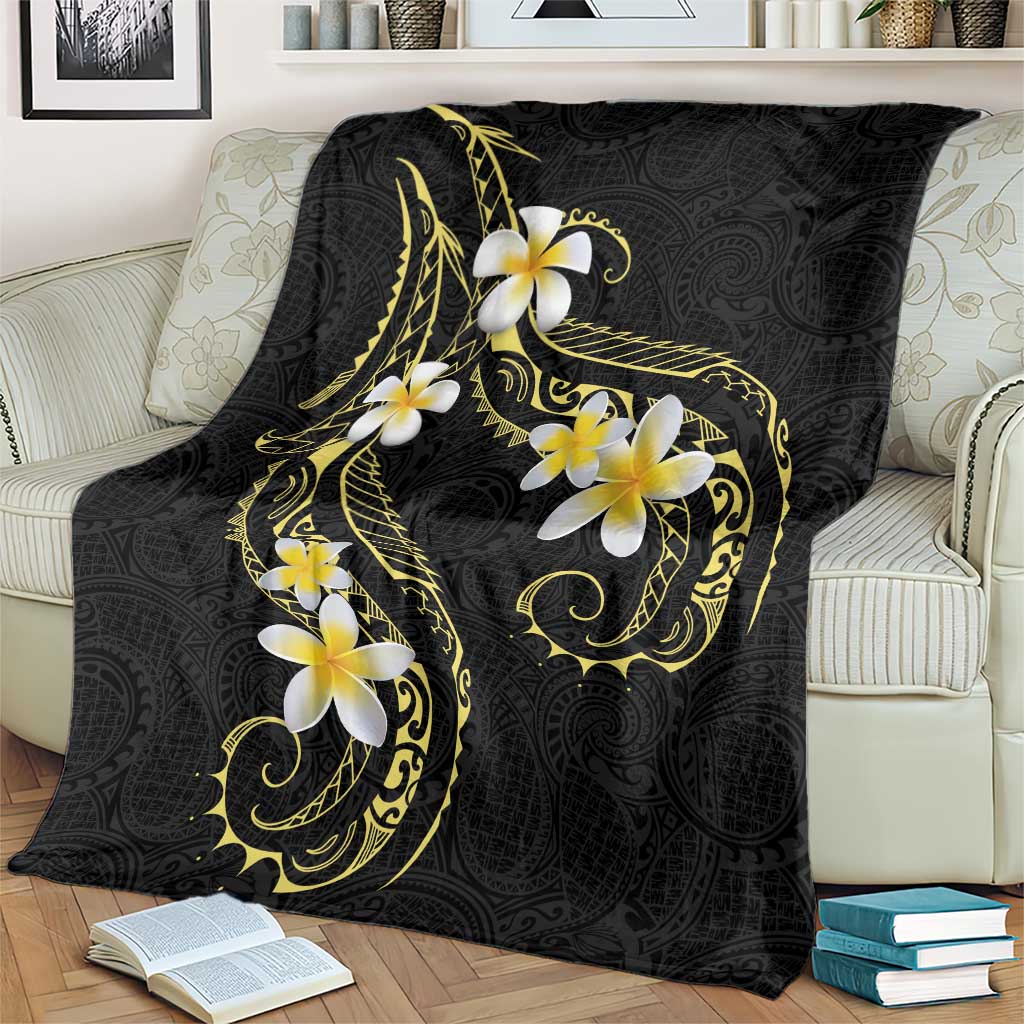 Polynesia Tattoo With Plumeria Blanket Elegant Vibes LT14 - Polynesian Pride
