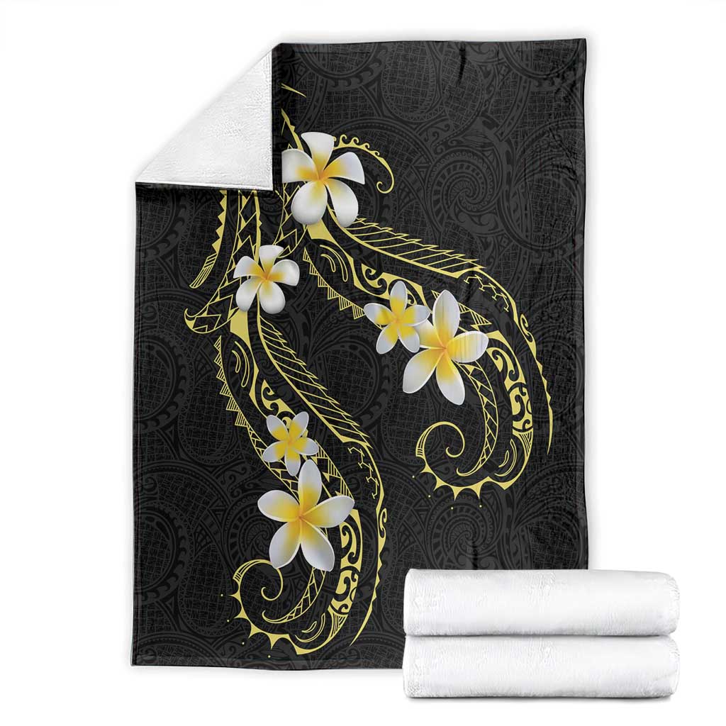 Polynesia Tattoo With Plumeria Blanket Elegant Vibes LT14 - Polynesian Pride