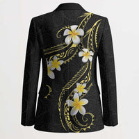 Polynesia Tattoo With Plumeria Blazer Elegant Vibes LT14 - Polynesian Pride
