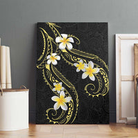 Polynesia Tattoo With Plumeria Canvas Wall Art Elegant Vibes LT14 - Polynesian Pride