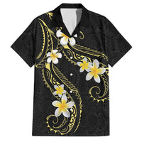 Polynesia Tattoo With Plumeria Family Matching Long Sleeve Bodycon Dress and Hawaiian Shirt Elegant Vibes