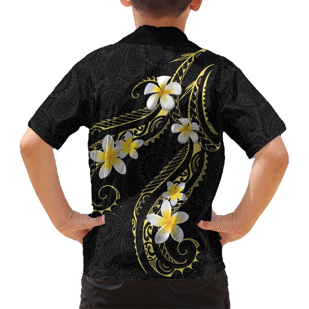 Polynesia Tattoo With Plumeria Family Matching Puletasi and Hawaiian Shirt Elegant Vibes
