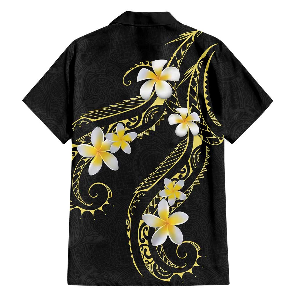 Polynesia Tattoo With Plumeria Family Matching Puletasi and Hawaiian Shirt Elegant Vibes