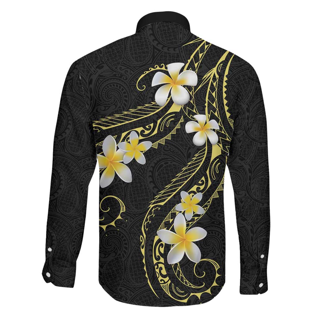 Polynesia Tattoo With Plumeria Family Matching Puletasi and Hawaiian Shirt Elegant Vibes