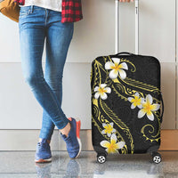 Polynesia Tattoo With Plumeria Luggage Cover Elegant Vibes LT14 - Polynesian Pride