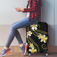 Polynesia Tattoo With Plumeria Luggage Cover Elegant Vibes LT14 - Polynesian Pride