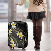 Polynesia Tattoo With Plumeria Luggage Cover Elegant Vibes LT14 - Polynesian Pride