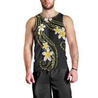 Polynesia Tattoo With Plumeria Men Tank Top Elegant Vibes LT14 - Polynesian Pride