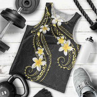 Polynesia Tattoo With Plumeria Men Tank Top Elegant Vibes LT14 - Polynesian Pride