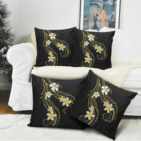 Polynesia Tattoo With Plumeria Pillow Cover Elegant Vibes LT14 - Polynesian Pride