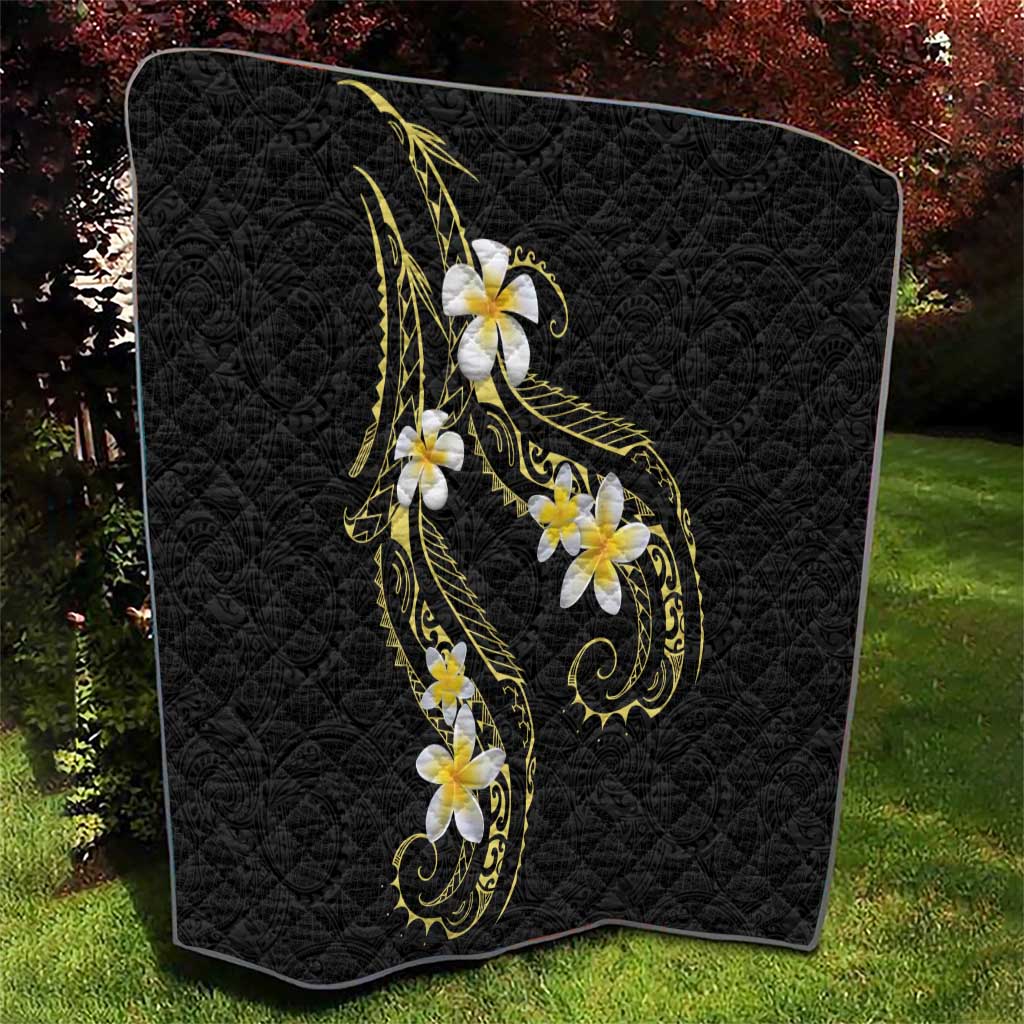 Polynesia Tattoo With Plumeria Quilt Elegant Vibes LT14 - Polynesian Pride