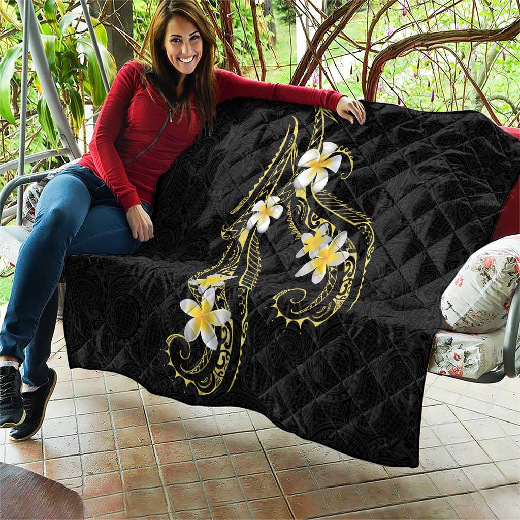 Polynesia Tattoo With Plumeria Quilt Elegant Vibes LT14 - Polynesian Pride