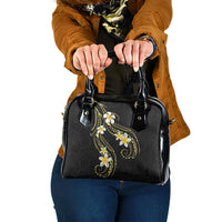 Polynesia Tattoo With Plumeria Shoulder Handbag Elegant Vibes