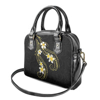 Polynesia Tattoo With Plumeria Shoulder Handbag Elegant Vibes