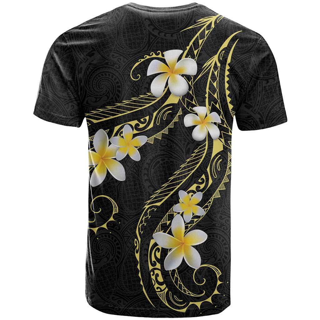 Polynesia Tattoo With Plumeria T Shirt Elegant Vibes LT14 - Polynesian Pride
