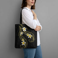 Polynesia Tattoo With Plumeria Tote Bag Elegant Vibes LT14 - Polynesian Pride
