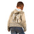 Tonga Father's Day Kid Hoodie Best Dad Ever Tongan Ngatu Pattern - Beige