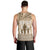 Tonga Father's Day Men Tank Top Best Dad Ever Tongan Ngatu Pattern - Beige