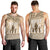 Tonga Father's Day Men Tank Top Best Dad Ever Tongan Ngatu Pattern - Beige