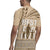 Tonga Father's Day Rugby Jersey Best Dad Ever Tongan Ngatu Pattern - Beige