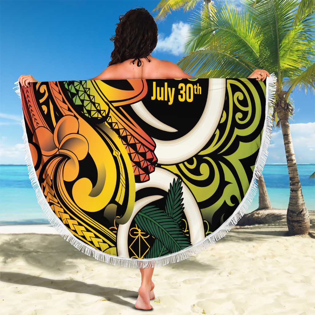 Vanuatu 1980 Beach Blanket Ni-Van Tamtam Sand Drawing Pattern LT14 - Polynesian Pride