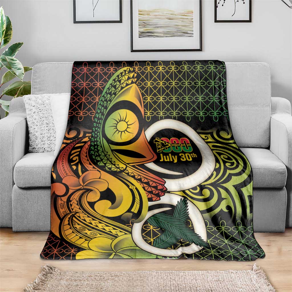 Vanuatu 1980 Blanket Ni-Van Tamtam Sand Drawing Pattern LT14 - Polynesian Pride