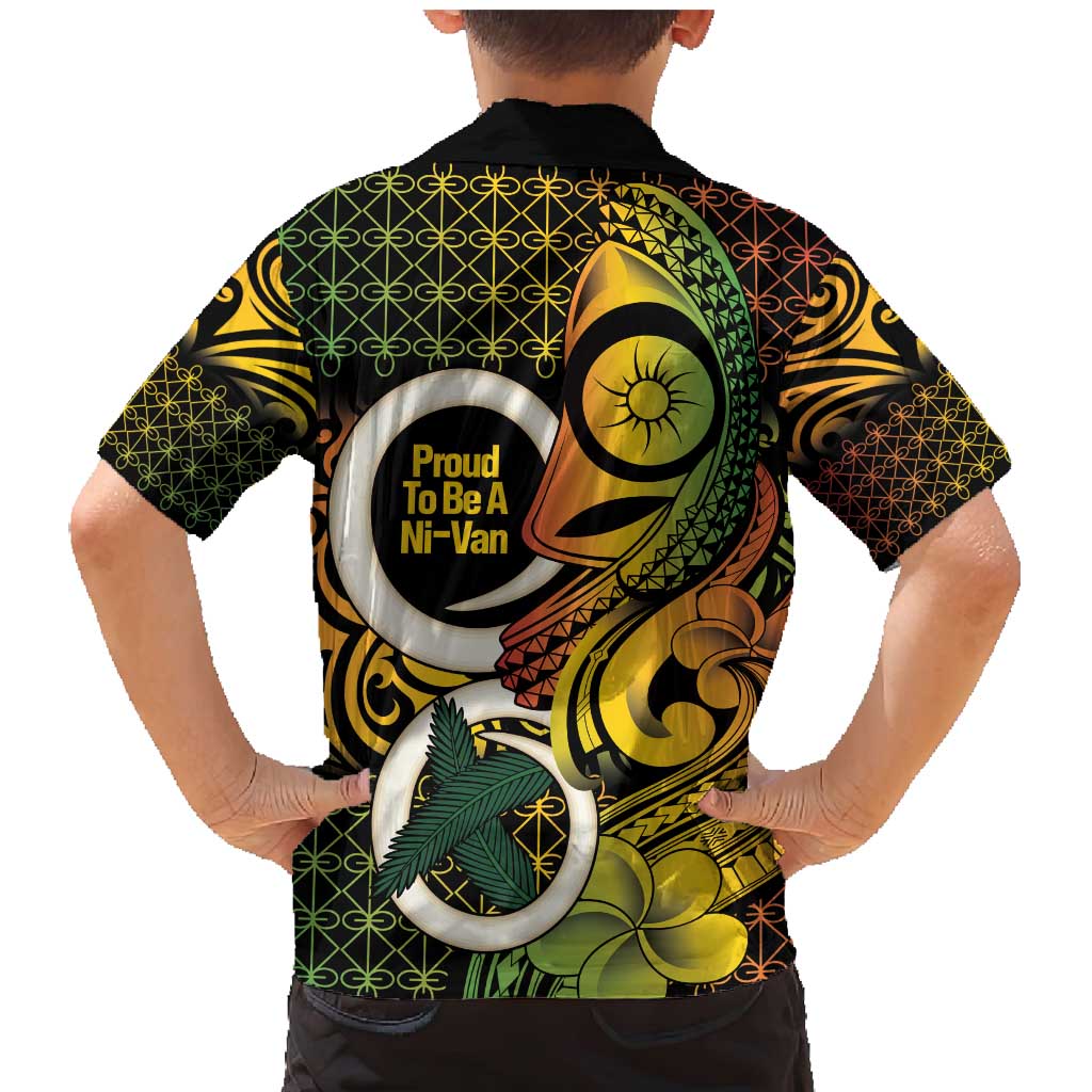 Vanuatu 1980 Family Matching Mermaid Dress and Hawaiian Shirt Ni-Van Tamtam Sand Drawing Pattern