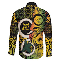 Vanuatu 1980 Family Matching Short Sleeve Bodycon Dress and Hawaiian Shirt Ni-Van Tamtam Sand Drawing Pattern