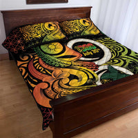 Vanuatu 1980 Quilt Bed Set Ni-Van Tamtam Sand Drawing Pattern LT14 - Polynesian Pride
