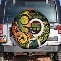 Vanuatu 1980 Spare Tire Cover Ni-Van Tamtam Sand Drawing Pattern
