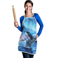New Zealand Matariki Humpback Whale Apron Paikea Maori New Year Blue Galaxy LT14 - Polynesian Pride