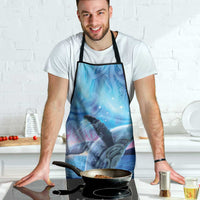 New Zealand Matariki Humpback Whale Apron Paikea Maori New Year Blue Galaxy LT14 - Polynesian Pride