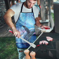 New Zealand Matariki Humpback Whale Apron Paikea Maori New Year Blue Galaxy LT14 - Polynesian Pride