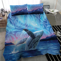 New Zealand Matariki Humpback Whale Bedding Set Paikea Maori New Year Blue Galaxy LT14 - Polynesian Pride