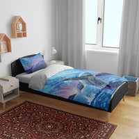 New Zealand Matariki Humpback Whale Bedding Set Paikea Maori New Year Blue Galaxy LT14 - Polynesian Pride