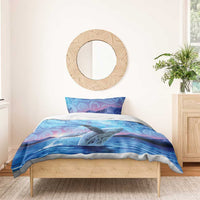 New Zealand Matariki Humpback Whale Bedding Set Paikea Maori New Year Blue Galaxy LT14 - Polynesian Pride