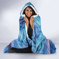 New Zealand Matariki Humpback Whale Hooded Blanket Paikea Maori New Year Blue Galaxy