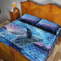 New Zealand Matariki Humpback Whale Quilt Bed Set Paikea Maori New Year Blue Galaxy LT14 - Polynesian Pride