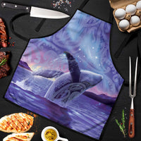 New Zealand Matariki Humpback Whale Apron Paikea Maori New Year Purple Galaxy LT14 Purple - Polynesian Pride