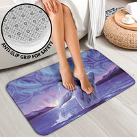 New Zealand Matariki Humpback Whale Bathroom Set Paikea Maori New Year Purple Galaxy LT14 - Polynesian Pride