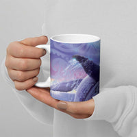 New Zealand Matariki Humpback Whale Ceramic Mug Paikea Maori New Year Purple Galaxy LT14 - Polynesian Pride