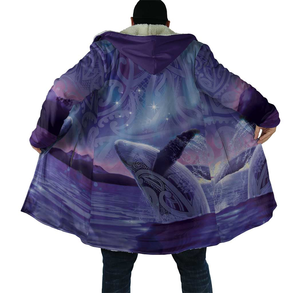 New Zealand Matariki Humpback Whale Cloak Paikea Maori New Year Purple Galaxy LT14 - Polynesian Pride