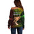 Polynesian Pride Father Day Hawaii Off Shoulder Sweater Kanaka Kakau Hauoli La Makuakane LT14 - Polynesian Pride