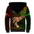 Personalised Father Day Hawaii Sherpa Hoodie Kanaka Kakau Hauoli La Makuakane LT14 - Polynesian Pride