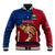 Polynesian Pride Father Day Samoa Baseball Jacket Manuia le Aso Sa o Tama Red Version LT14 Unisex Red - Polynesian Pride