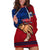 Polynesian Pride Father Day Samoa Hoodie Dress Manuia le Aso Sa o Tama Red Version LT14 Red - Polynesian Pride