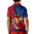 Polynesian Pride Father Day Samoa Kid Polo Shirt Manuia le Aso Sa o Tama Red Version LT14 - Polynesian Pride